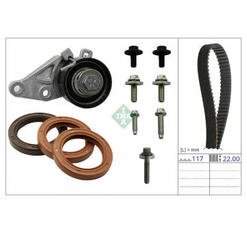Sada ozubeného remeňa Schaeffler INA 530 0911 10
