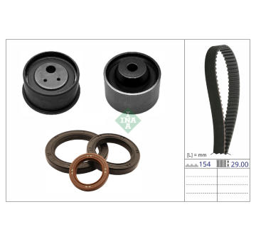 Sada ozubeného remeňa Schaeffler INA 530 0916 10
