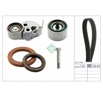 Sada ozubeného remeňa Schaeffler INA 530 0918 10