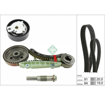 ozubení,sada rozvodového řemene Schaeffler INA 530 0950 11