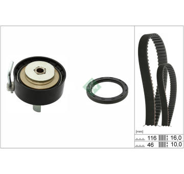ozubení,sada rozvodového řemene Schaeffler INA 530 0958 10