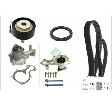 Vodni pumpa + sada ozubeneho remene Schaeffler INA 530 0958 30