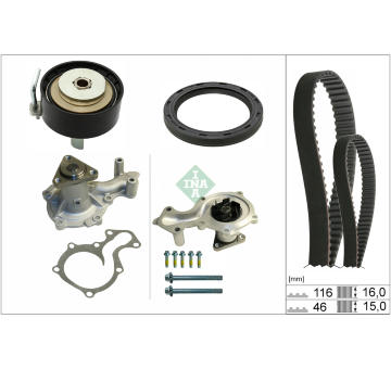 Vodni pumpa + sada ozubeneho remene Schaeffler INA 530 0960 30