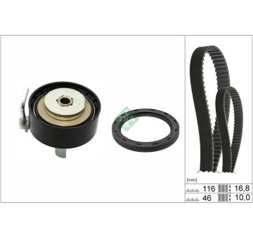 ozubení,sada rozvodového řemene Schaeffler INA 530 0961 10