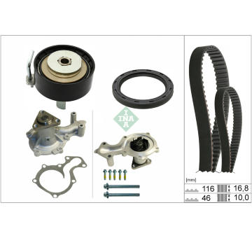 Vodní pumpa + sada ozubeného řemene Schaeffler INA 530 0961 30
