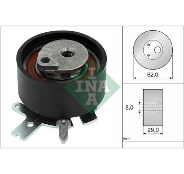 Napínacia kladka ozubeného remeňa Schaeffler INA 531 0934 10