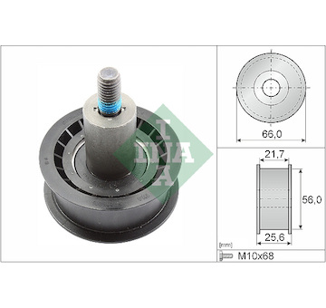 Vratná/vodicí kladka, ozubený řemen INA 532 0167 10