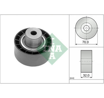 Vratna/vodici kladka, ozubeny remen Schaeffler INA 532 0232 10