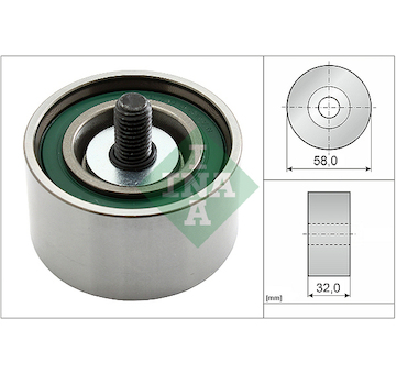 Vratna/vodici kladka, ozubeny remen Schaeffler INA 532 0540 10