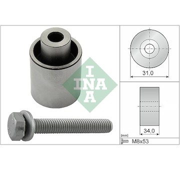 Vratná/vodicí kladka, ozubený řemen Schaeffler INA 532 0833 10