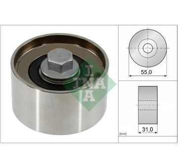 Vratna/vodici kladka, ozubeny remen Schaeffler INA 532 0924 10