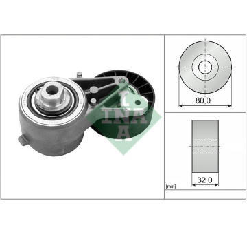 napinak, zebrovany klinovy remen Schaeffler INA 534 0077 20