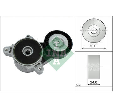 napinak, zebrovany klinovy remen Schaeffler INA 534 0361 10