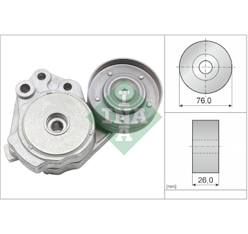 napinak, zebrovany klinovy remen Schaeffler INA 534 0374 10