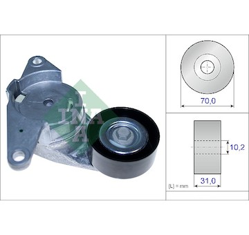 napinak, zebrovany klinovy remen Schaeffler INA 534 0441 10