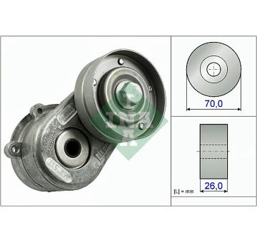 napinak, zebrovany klinovy remen Schaeffler INA 534 0448 10