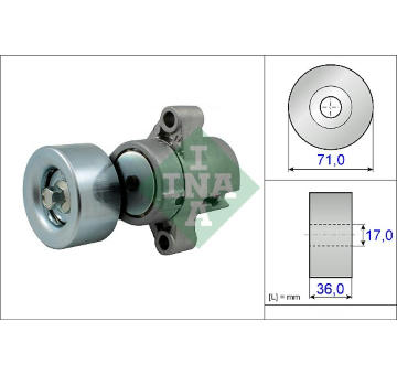 napinak, zebrovany klinovy remen Schaeffler INA 534 0453 10