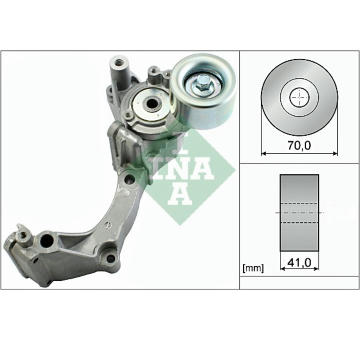 napinak, zebrovany klinovy remen INA 534 0537 10
