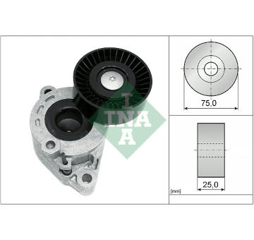 napinak, zebrovany klinovy remen INA 534 0721 10