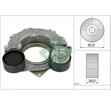 napinak, zebrovany klinovy remen Schaeffler INA 534 0736 10