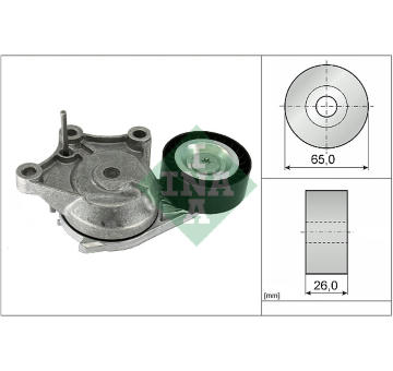 napinak, zebrovany klinovy remen Schaeffler INA 534 0903 10