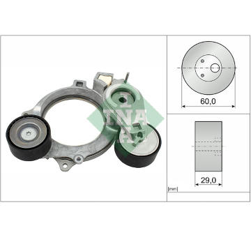 Napínák, žebrovaný klínový řemen INA 534 0935 10