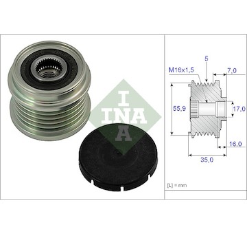 Předstihová spojka Schaeffler INA 535 0007 10