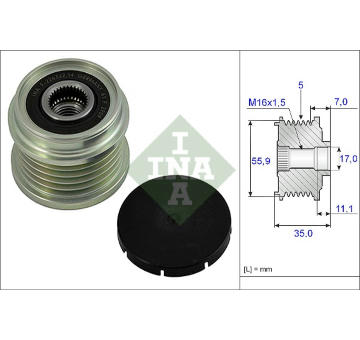 Předstihová spojka INA 535 0008 10