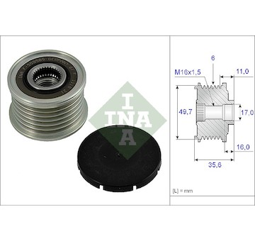 Předstihová spojka INA 535 0016 10