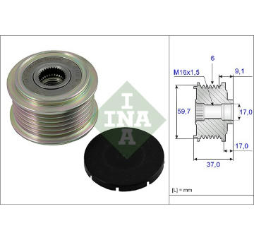 Předstihová spojka INA 535 0017 10