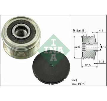 Předstihová spojka Schaeffler INA 535 0025 10