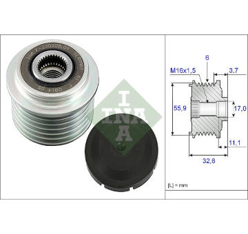 Předstihová spojka INA 535 0032 10