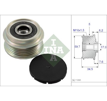 Předstihová spojka Schaeffler INA 535 0034 10