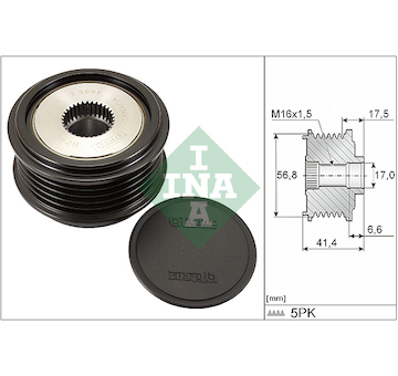 Předstihová spojka Schaeffler INA 535 0071 30