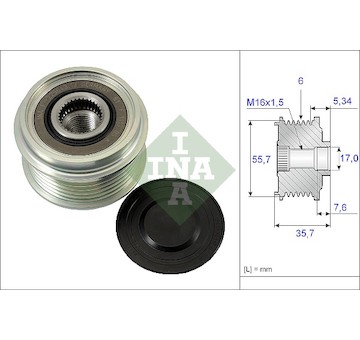 Předstihová spojka Schaeffler INA 535 0077 10