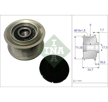 Předstihová spojka INA 535 0078 10