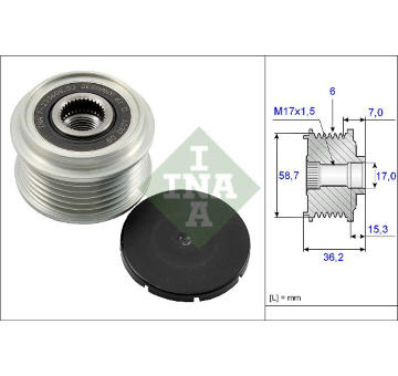 Předstihová spojka Schaeffler INA 535 0098 10