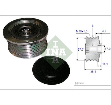 Předstihová spojka Schaeffler INA 535 0099 10