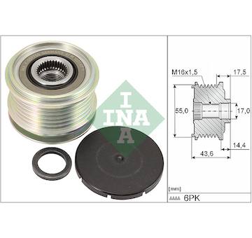 Předstihová spojka INA 535 0105 10