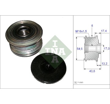 Předstihová spojka Schaeffler INA 535 0109 10