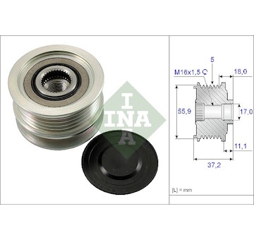 Předstihová spojka Schaeffler INA 535 0113 10