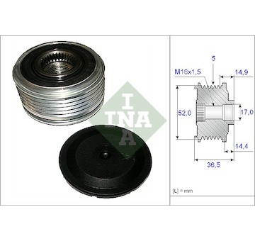 Předstihová spojka Schaeffler INA 535 0129 10