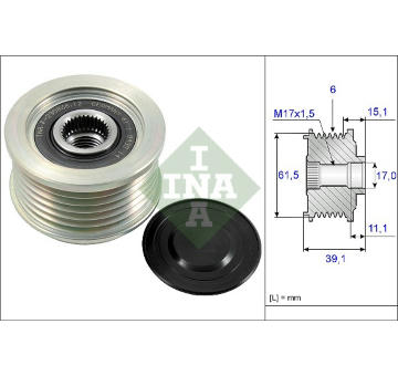 Předstihová spojka Schaeffler INA 535 0144 10