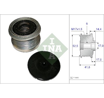 Předstihová spojka INA 535 0147 10