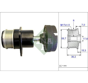 Předstihová spojka Schaeffler INA 535 0157 10