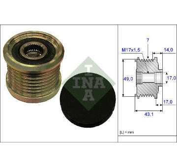 Předstihová spojka Schaeffler INA 535 0163 10