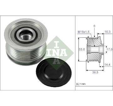 Předstihová spojka INA 535 0170 10