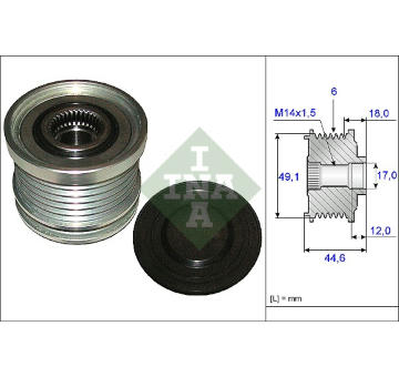 Předstihová spojka Schaeffler INA 535 0182 10