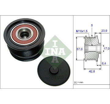 Předstihová spojka Schaeffler INA 535 0190 10