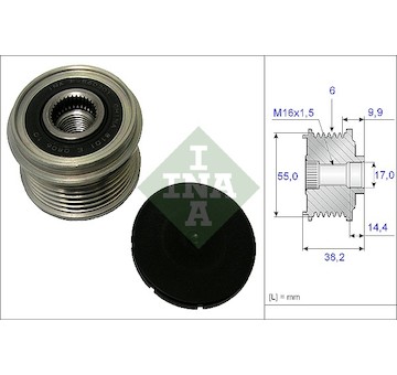 Předstihová spojka Schaeffler INA 535 0216 10